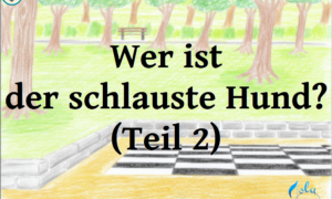 Titelbild zum Comic Nr. 6 "Wer ist der schlauste Hund?" (Teil 2).
